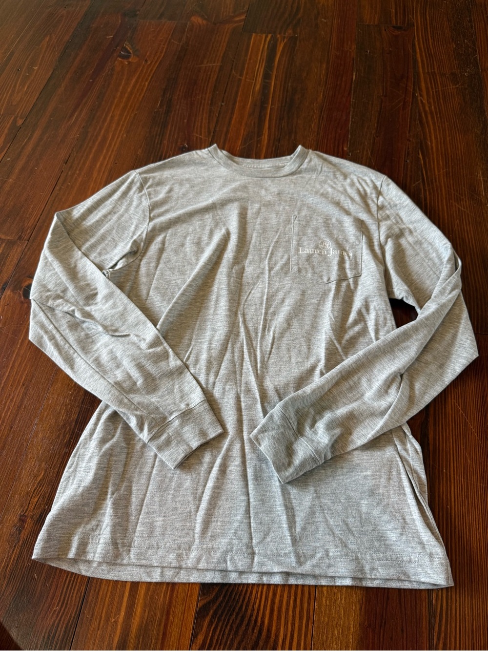 Lauren James Long-Sleeve Holiday Pocket Tee